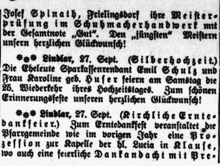 Silberhochzeit Emil Silberhochzeit Emil